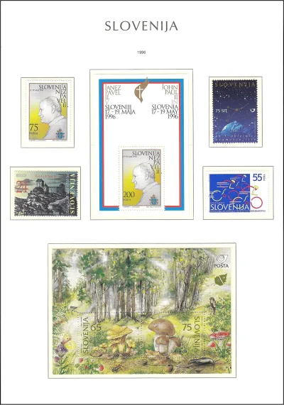 SLOVENIJA 1995 - 1996